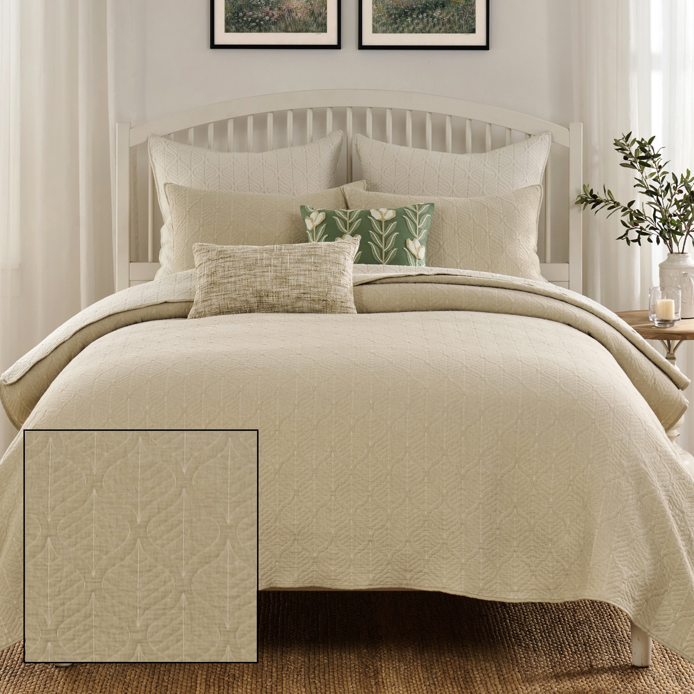 Harper Taupe Cotton Jacquard all access 2 3500
